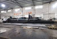 Máquina de Alta Eficiencia para Fabricar Postes de Alumbrado Público CNC, 12m de Longitud, Doble Rueda Sincrónica, Automática, para Postes Cónicos