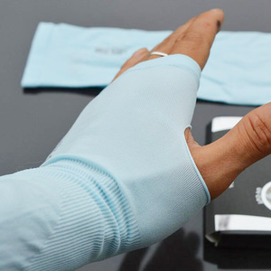 Lets Slim Sunscreen <b>Arm</b> <b>Sleeves</b> Ice Silk Anti Uv Cycling <b>Protection</b> Unisex Random Color - Product Image 2