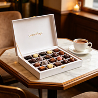 Boîte cadeau en carton personnalisée faite à la main pour la Saint-Valentin, boîte à chocolat de luxe, best-seller