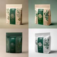 Zilver metallic quad seal pouch op maat gemaakte BOPP zak met matte venster Mylar gedroogd fruit verpakkingszak