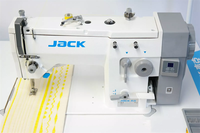 Nouvelle Machine à coudre à point droit JACK 20U Machine à coudre à plat à bras court de 9mm