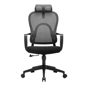 Barato al por mayor ajustable con reposacabezas diseño moderno empleado silla de oficina de malla giratoria ordenador silla de oficina - Product Image 4