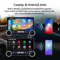Système multimédia automobile Android Auto écran LCD amplificateur GPS combinaison DSP RGB activé siège arrière divertissement
