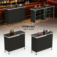Table pliante portable pour salon de coiffure, idéale pour les fêtes en intérieur et en extérieur, les pique-niques, les expositions, avec sac de transport inclus
