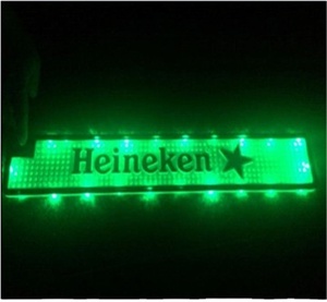 Fábrica de Tigerwings, venta al por mayor, logotipo de impresión personalizado, alfombrilla de servicio de barra LED de PVC, <span class=keywords><strong>accesorios</strong></span> de <span class=keywords><strong>vino</strong></span> de corredor de barra duraderos seguros de alta calidad - Product Image 3