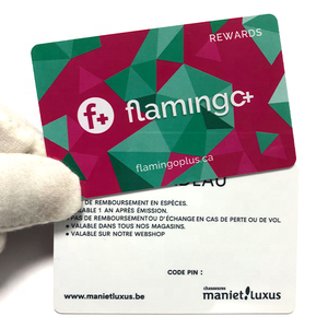 Personalización de fábrica MOQ bajo Tarjeta de plástico de alta calidad Tarjeta de regalo de impresión a todo color personalizada para regalo de negocios - Product Image 6