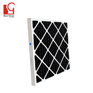 上海ブーグアンカスタマイズ段ボールフレームMERV8 Merv 11 Merv13 ACHVACおよび炉用活性炭プリーツエアフィルター - Product Image 3