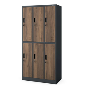 Casier de bureau en métal Offre Spéciale Casiers personnels à 2 portes en acier personnalisés Stockage des employés commerciaux assemblés avec serrure à clé - Product Image 2