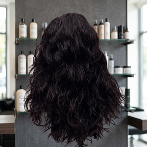 Extensiones de Cabello Humano Remy Indio 300g, Ondulado, Trama Única, Puntas Completas, Negro Natural, Aptas para Todos los Colores - Product Image 5