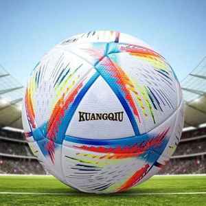 Logo personnalisé professionnel léger taille officielle 4 5 ballon de football cousu à la machine en cuir PU PVC - Product Image 4