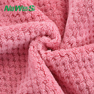 Vente en gros à <span class=keywords><strong>bas</strong></span> prix <span class=keywords><strong>Serviette</strong></span> pour cheveux secs en microfibre Super absorbant l'eau <span class=keywords><strong>Serviette</strong></span> turban pour cheveux gaufrés à séchage rapide - Product Image 3