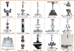 Máquina de Ensayo de Tracción de Caucho de 2KN con Extensómetro de Gran Deformación, ASTM D412 ISO 37, Probador de Tracción Universal de Columna Única - Product Image 4