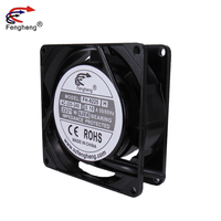 Moteurs à courant alternatif à grande vitesse Refroidisseur d'air Mini ventilateur CA 110V/240V 80x80x25mm 3 pouces Ventilateurs de refroidissement industriels 8CM Ventilateur étanche Ip68
