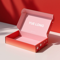 Boîte d'expédition personnalisée en papier kraft ondulé blanc gaufrage parfum perruque abonnement emballage cadeau avec logo inclus
