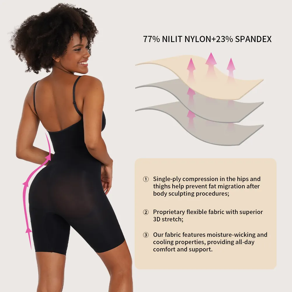 S-SHAPER sin costuras adelgazante para mujer, ropa moldeadora con Control de barriga, Realzador de trasero, Mono