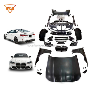 Accessoires automobiles : Kit carrosserie large style G80 <span class=keywords><strong>M3</strong></span> pour <span class=keywords><strong>BMW</strong></span> Série 3 F30 (de l'<span class=keywords><strong>ancien</strong></span> au nouveau modèle), pare-chocs, capot, phares, feux arrière, pièces automobiles - Product Image 1