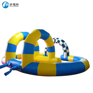 Alliance Nouvellement conçu Extérieur Hermétique Gonflable Enfants Jouet Voitures Piste De Course Terrain Gonflable Go Kart Piste De Course Pour Voiture Pare-chocs - Product Image 1