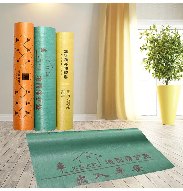 Factory Direct Disposable Protective Pad Soft Moisture-Proof and Non-Slip Floor Protective Film Waterproof Plastic Opaque