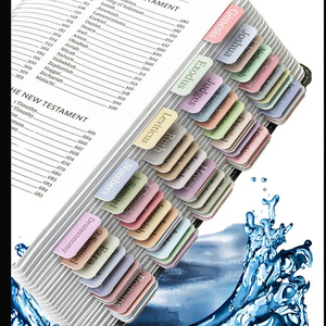 แท็บไบเบิลไวนิลกันน้ำแบบกำหนดเองสำหรับของขวัญคริสเตียนในพันธสัญญาเดิมและพันธสัญญาใหม่ - Product Image 3