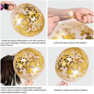 Palloncini in Lattice <span class=keywords><strong>Oro</strong></span> e Nero all'Ingrosso; Set Decorativi Personalizzati per Feste di Compleanno con Mix di Colori Diversi - Product Image 2