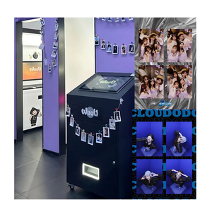 ตู้ถ่ายภาพดิจิตอลปรับมุมได้สูงสีดำพร้อมกล้องมุมกว้าง - Product Image 1