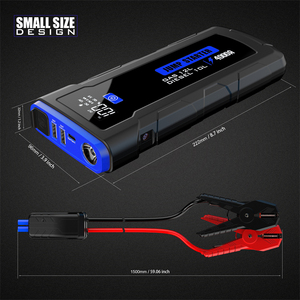 Power Bank Jump Starter 24000mah dengan lampu LED, senter asuransi 4000 Amp untuk truk dan sepeda motor 4000A arus puncak - Product Image 4