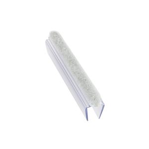 Écran en forme <span class=keywords><strong>de</strong></span> U sans cadre joint en verre bande <span class=keywords><strong>de</strong></span> brosse Design moderne en caoutchouc plastique <span class=keywords><strong>porte</strong></span> en verre balayage pour salle <span class=keywords><strong>de</strong></span> bain - Product Image 1