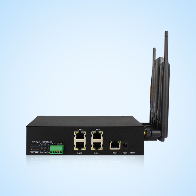 5G Industrial Router Hot Backup Lock Band Lock Base Station Modem Lte Cat 12 Cat18 Cat20 Ax3000 Wifi6 2 Sim Card Gsm Gateway