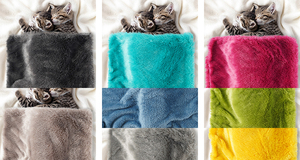 <span class=keywords><strong>Shag</strong></span> <span class=keywords><strong>Dog</strong></span> & Cat Throw Blanket 22*30 ''Manta de felpa de doble capa para mascotas Manta multiusos de piel sintética para mascotas - Product Image 5