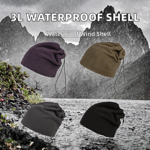 3 Layer Ripstop Unisex <b>Heavy</b> <b>Duty</b> 3L Breathable Waterproof Windproof Eco-Friendly Hooded Shell Rain Gear Stand Collar <b>Zipper</b> - Product Image 2