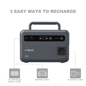 CTECHI 600W All in One Lithium <b>Solar</b> <b>Generator</b> Portable Power Station System for Home GT600 <b>Solar</b> <b>Solar</b> <b>Generator</b> <b>Solar</b> Sy - Product Image 3