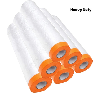 Film <span class=keywords><strong>de</strong></span> masquage pré-<span class=keywords><strong>adhésif</strong></span>, film plastique <span class=keywords><strong>adhésif</strong></span> <span class=keywords><strong>pour</strong></span> la peinture, film <span class=keywords><strong>de</strong></span> protection <span class=keywords><strong>pour</strong></span> la peinture automobile et les meubles - Product Image 2