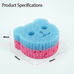 Éponge de nettoyage thermosensible à motif de dessin animé pour la vaisselle, la cuisine et le nettoyage des casseroles, super efficace - Product Image 2