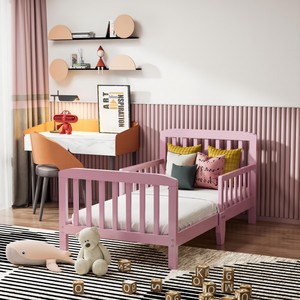 Cuna de madera sólida para bebé, cama individual, nuevo tipo - Product Image 3
