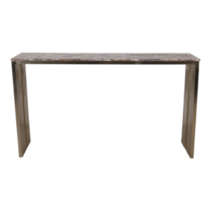 Tavolo Console in Legno Pietrificato, Tavolino d'Appoggio Contemporaneo per Ingresso, Soggiorno e Corridoio - Product Image 2