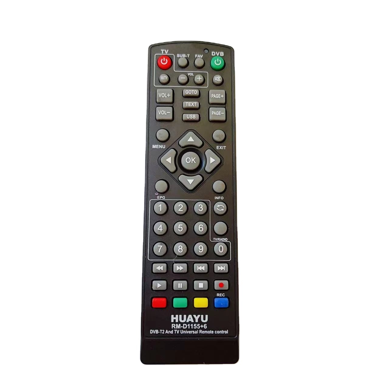 RM-D1155+8 <strong>UNIVERSAL</strong> TV <strong>DVB</strong>-T2 BOX TV Learning <strong>Control</strong> <strong>Remote</strong>