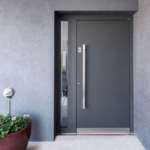 Custom Hoge Kwaliteit Externe Veiligheidsdeuren Metalen Vooringang Buitendeur Belangrijkste Draaipunt Roestvrij Stalen Deur Met Smart Lock - Product Image 6