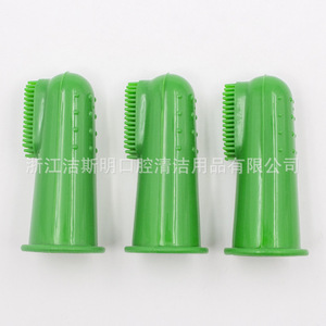 Cepillo de dientes de dedo para bebés, cerdas de silicona de 5,2 cm, masajeador de encías, uso doméstico - Product Image 4