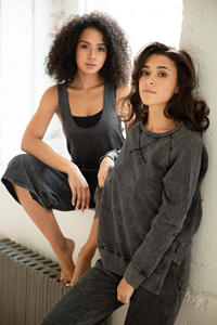 Pull de sport ample à manches longues pour femme, vêtement de fitness en plein air, haut décontracté à la mode - Product Image 6