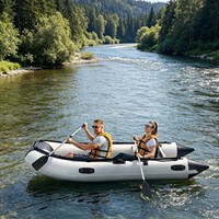 Nouveau Bateau Gonflable Portable Tendance pour Sauvetage en Extérieur, Bateau de Sport Gonflable en PVC à Vendre
