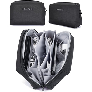 Pochette d'organisation pour appareils électroniques, sac d'organisation pour accessoires de voyage, sac de rangement pour câbles comme accessoire de voyage - Product Image 1