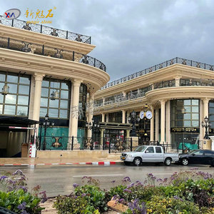 New Magic <b>Stone</b> Grc Roman Column Components 55.2Mpa Compressive Strength Outdoor Building Entrance Decorative Lines - Product Image 2