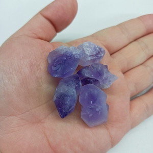 Componente de Piedras Naturales Variadas en Bruto para <span class=keywords><strong>Tarot</strong></span>, Juegos de Mesa, Dados, Cristal de Amatista de Forma Irregular - Product Image 6