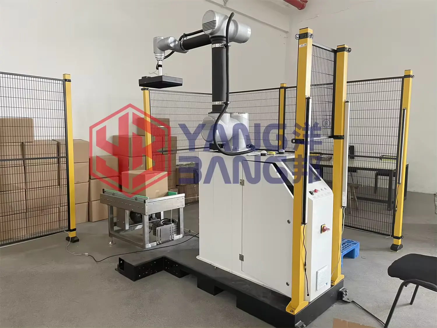 YB-MD16 Hete Verkoop Hoge Kwaliteit Volautomatische Zak Kartonnen Doos Case Robotachtige Palletizer Verpakkingsmachine Met Robot Palletizer