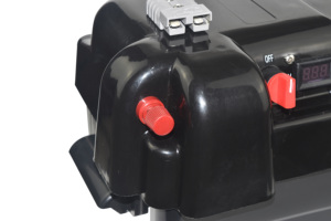 Caja de Batería Solar Inteligente Portátil de 12V 2025, IP65 Impermeable, Plástico Negro, Control de Alto Voltaje, Certificación CE - Product Image 2