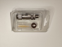 Neuer Original M12 8P X-Typ Gerader Crimp-Elektroadapter mit Vollmetall-Stecker und Außengewinde für HF-Anwendungen