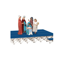 Vente flash - Scène pliante en aluminium pour école, scène portable pour chœur