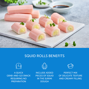 Rouleau de calmar au fromage Santa Bremor 180 g, produit surimi, vente en gros auprès du fabricant - Product Image 4