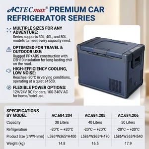 Nevera Portátil para Coche de 30L 40L 50L, Refrigerador de 12V para Vehículos, Camiones, AC.684.204, 24V, para Acampar al Aire Libre, RV, Congelador - Product Image 2
