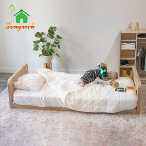 Cama de seguridad de madera para niños con diseño <span class=keywords><strong>popular</strong></span>, diseño de cama de calidad para niños, cama de estilo DIY para niños, adecuada para todas las edades - Product Image 3